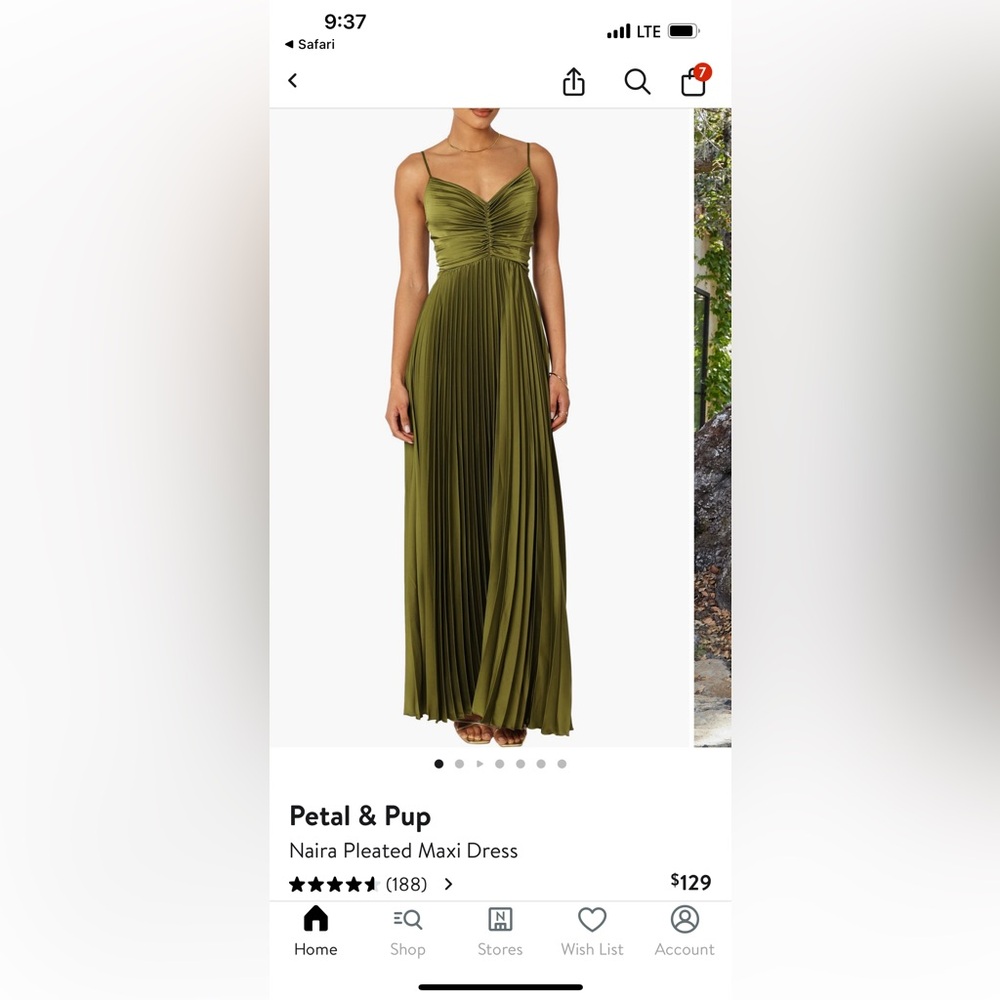 Petal and Pup Naira Pleated Maxi Dress